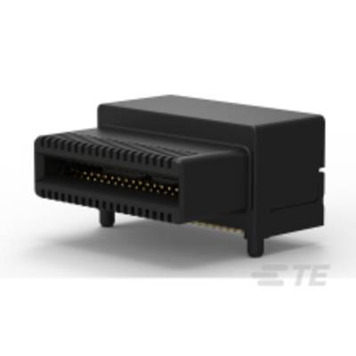 Czarny adapter z wieloma stykami, typowo stosowany w urządzeniach elektronicznych do łączenia różnych komponentów.