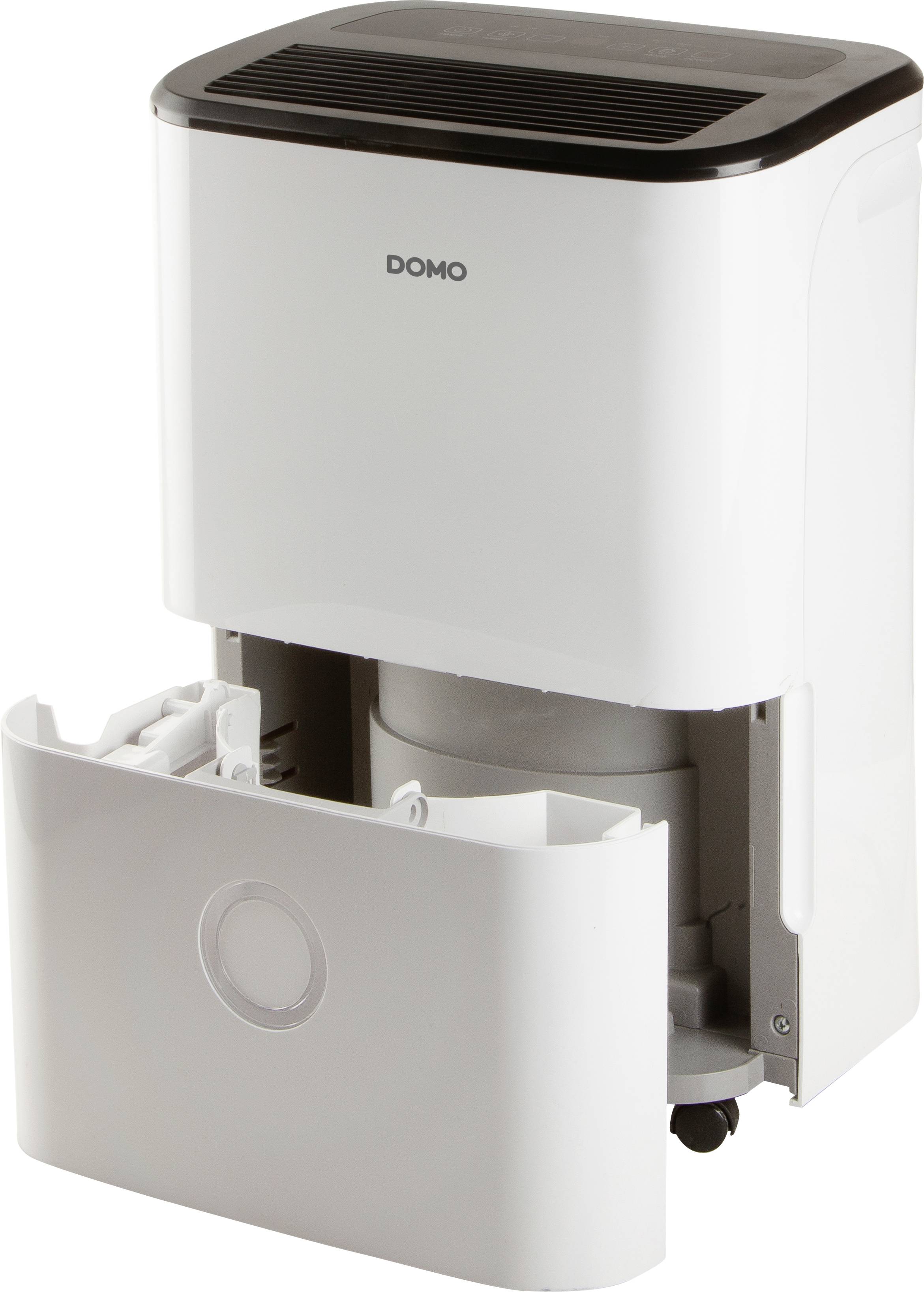 Осушувач повітря DOMO DO343DH, 75 м², 440 Вт, білий, чорний