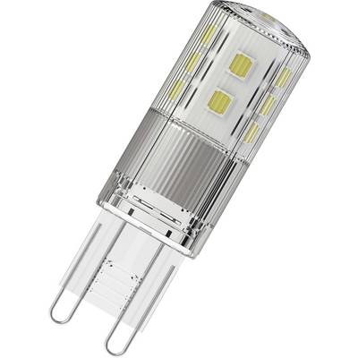 Lampa LED z przezroczystą obudową i żółtymi diodami, przeznaczona do energooszczędnego oświetlenia.