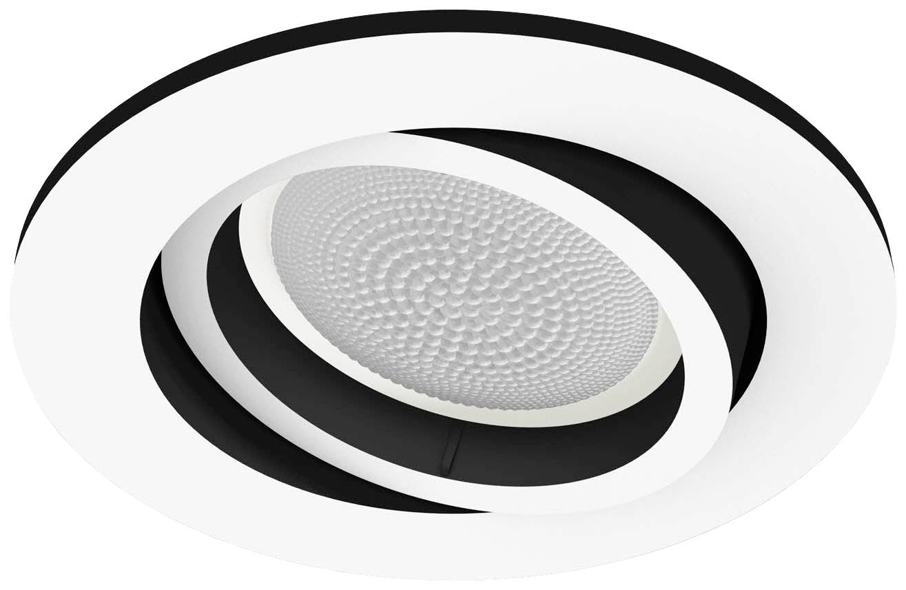 Okrągła lampa sufitowa LED w kolorze czarno-białym z teksturowanym wnętrzem. Idealna do nowoczesnego, energooszczędnego projektu oświetlenia.