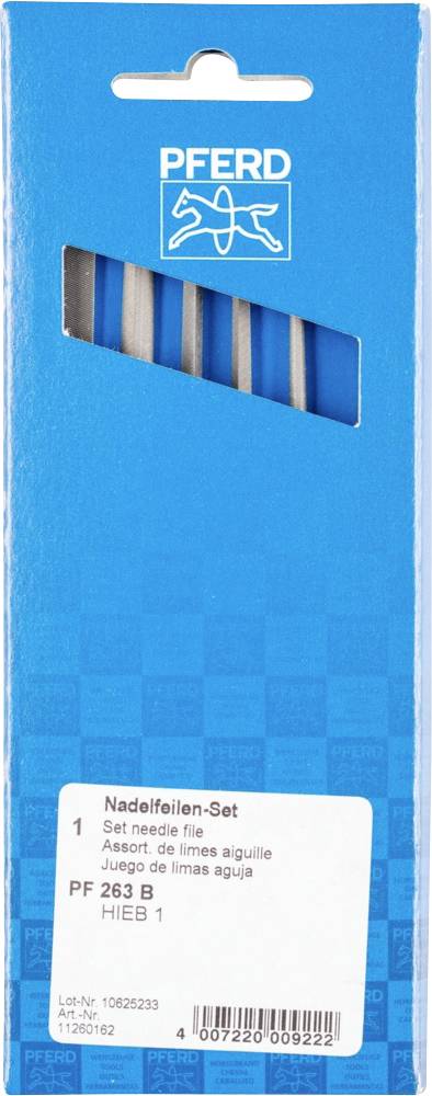 Набір надфілів PFERD TOOLS PF 263 160 H1 11260162 160 мм 1 шт.