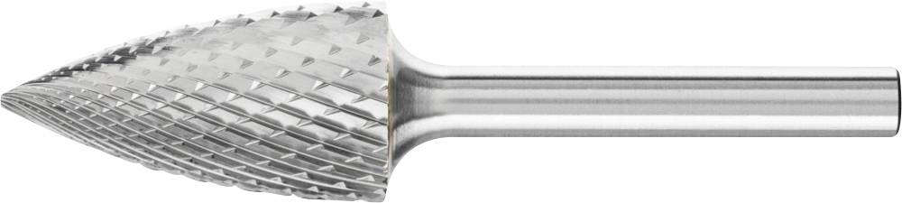 Frezy metalowe w kształcie stożka z rowkami do precyzyjnego cięcia powierzchni metalowych.