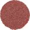 Tarcza ścierna z czerwonego papieru ściernego o grubym ziarnistości, wycięta w kształcie koła. Używana do szlifowania drewna i metalu.