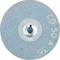 Tarcza szlifierska o niebiesko-szarej powierzchni i srebrnym centrum, oznaczona napisami 'CD 50' i '36'. Odpowiednia do precyzyjnych prac szlifierskich.