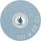 Okrągła tarcza szlifierska z napisem '60 A 180' na niebieskim tle, pośrodku centralne metalowe mocowanie do zamocowania na maszynach.
