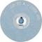 Tarcza ścierna CD 75 A COOL 80, niebieska, okrągła z metalowym środkiem, odpowiednia do szlifowania, szczególnie wytrzymała.