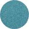 Okrągła, turkusowa tarcza szlifierska, równomiernie ziarnista, jest używana do prac szlifierskich.