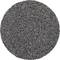 Szary, okrągły gąbczasty pad ścierny z szorstką powierzchnią, przeznaczony do polerowania lub ścierania materiałów w warsztatach.