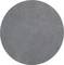 Szara, owalna płyta kamienna o chropowatej strukturze.