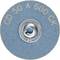 Okrągła tarcza szlifierska z napisem 'CD 50 A 600 CK', niebieska z metalowym centrum. Używana do prac szlifierskich.