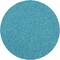 Niebieska owalna tarcza szlifierska z grubego papieru ściernego, bez widocznych oznaczeń markowych lub tekstowych. Głównie prezentacja funkcjonalna.