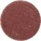 Okrągły, czerwonawo-brązowy papier ścierny o piaszczystej strukturze. Służy do wygładzania powierzchni.