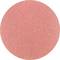 Okrągły, różowy krąg o lekko strukturyzowanej powierzchni przypominającej papier ścierny.