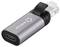 Kompaktowy adapter z gniazdem USB-C i wtyczką Ethernet umożliwia przewodowe połączenia sieciowe dla urządzeń wyposażonych w port USB-C.