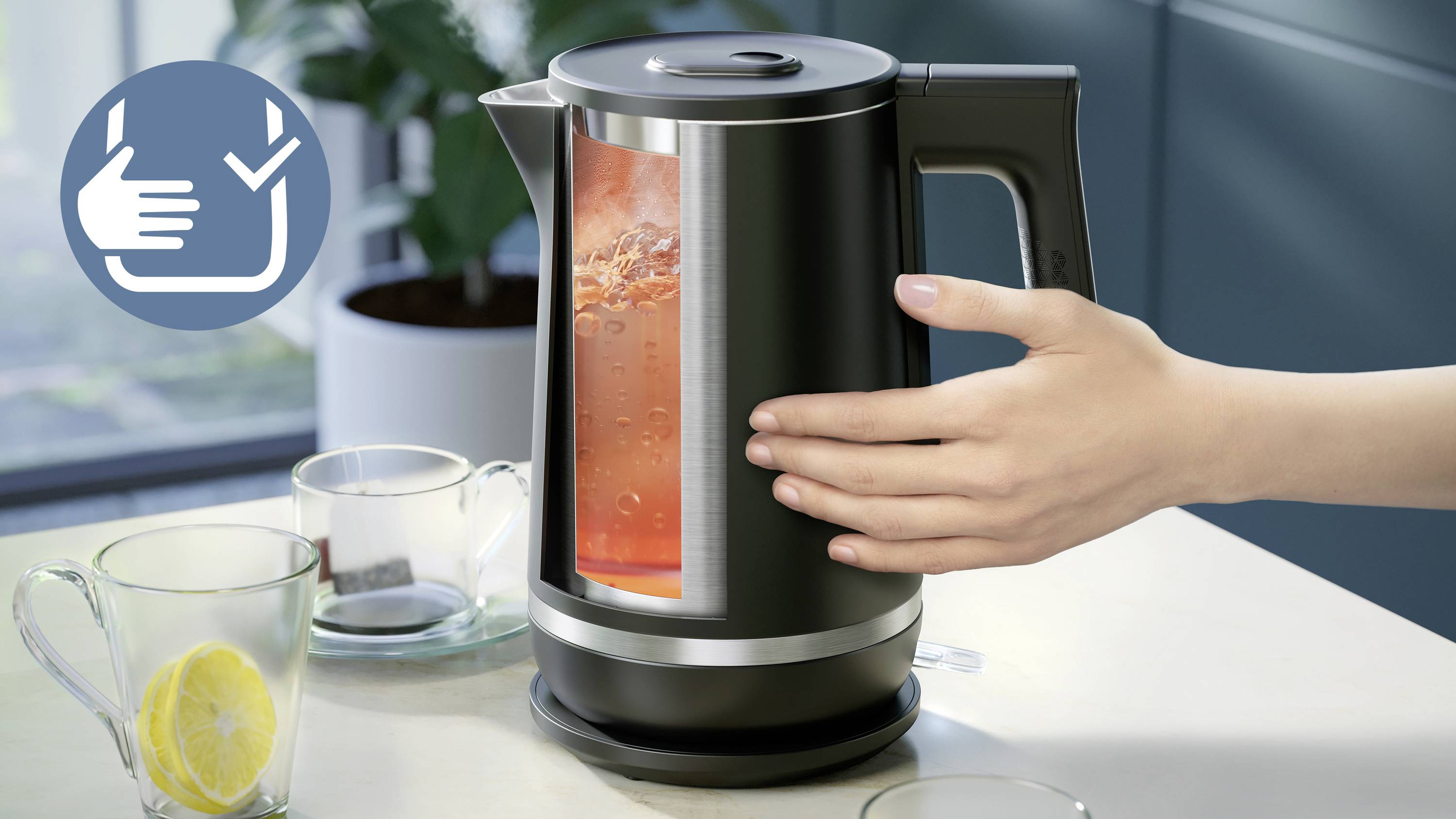 Чайник Philips Home HD9395/90 чорний Місткість: 1,7 л