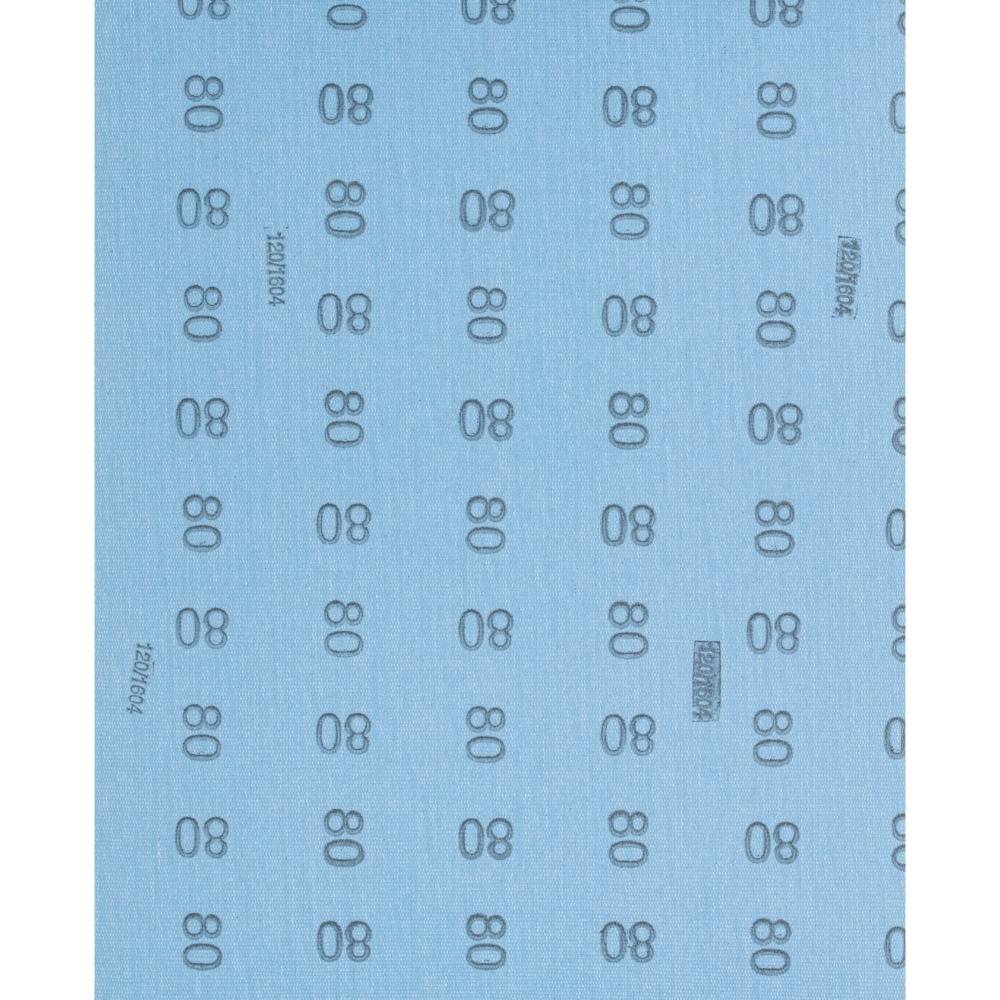 Papier ścierny jasnobłękitny o gradacji 80.