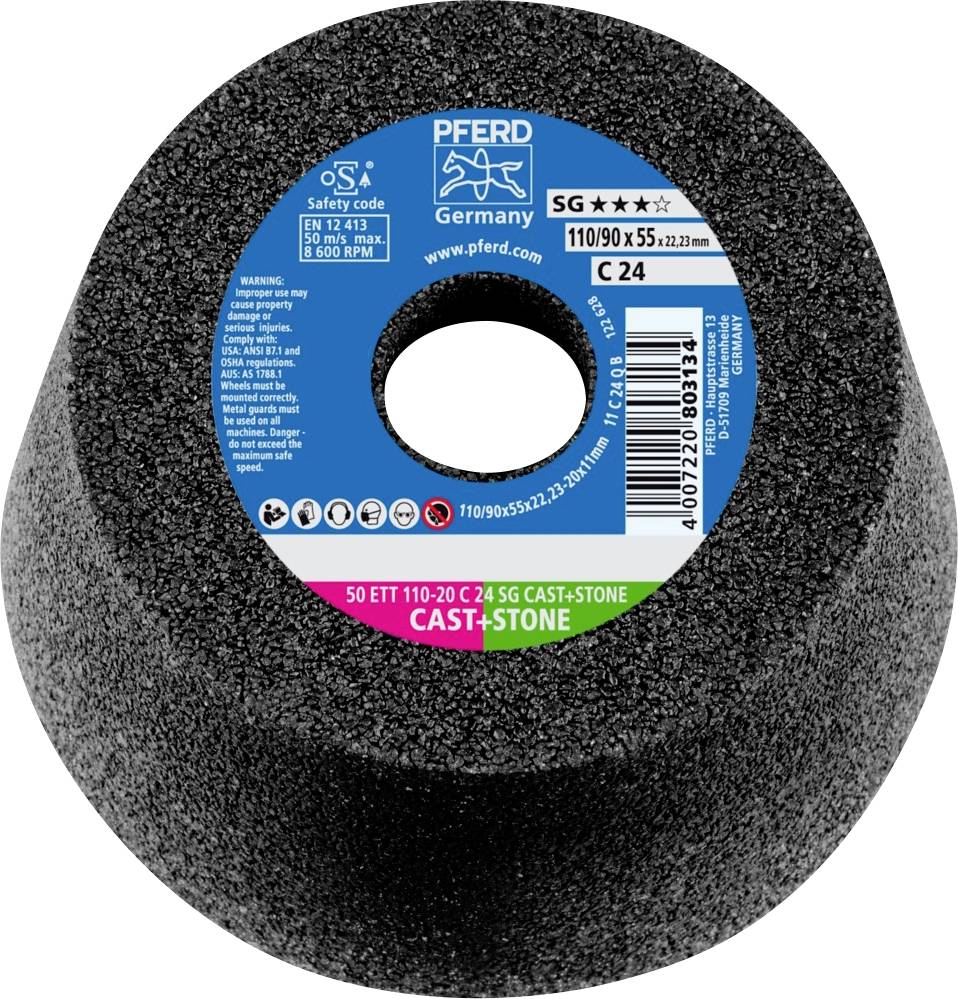 Чашковий круг PFERD TOOLS 63518224 50 ETT 110-20 C 24 SG ЧИПСЬКИЙ КАМІНЬ Ø 110 мм 2 шт.