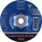 Tarcza szlifierska 'CC-GRIND-SOLID 180 SGP' firmy PFERD, niebieska, z informacjami dotyczącymi bezpieczeństwa i szczegółami technicznymi, o średnicy 180 mm.