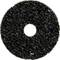 Okrągła tarcza szlifierska o chropowatej, czarnej powierzchni z centralnym otworem.