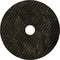 Okrągła, płaska tarcza szlifierska z powierzchnią ścierną i otworem pośrodku. Służy do cięcia lub szlifowania materiałów.