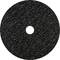 Okrągła, ciemnoszara tarcza szlifierska z centralnym otworem, na białym tle.
