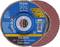 Tarcza szlifierska marki 'Pferd', typ 'Polifan' do stali i stali nierdzewnej. Średnica 125 mm, ziarnistość A40, maksymalna prędkość obrotowa 12.200 obr./min.