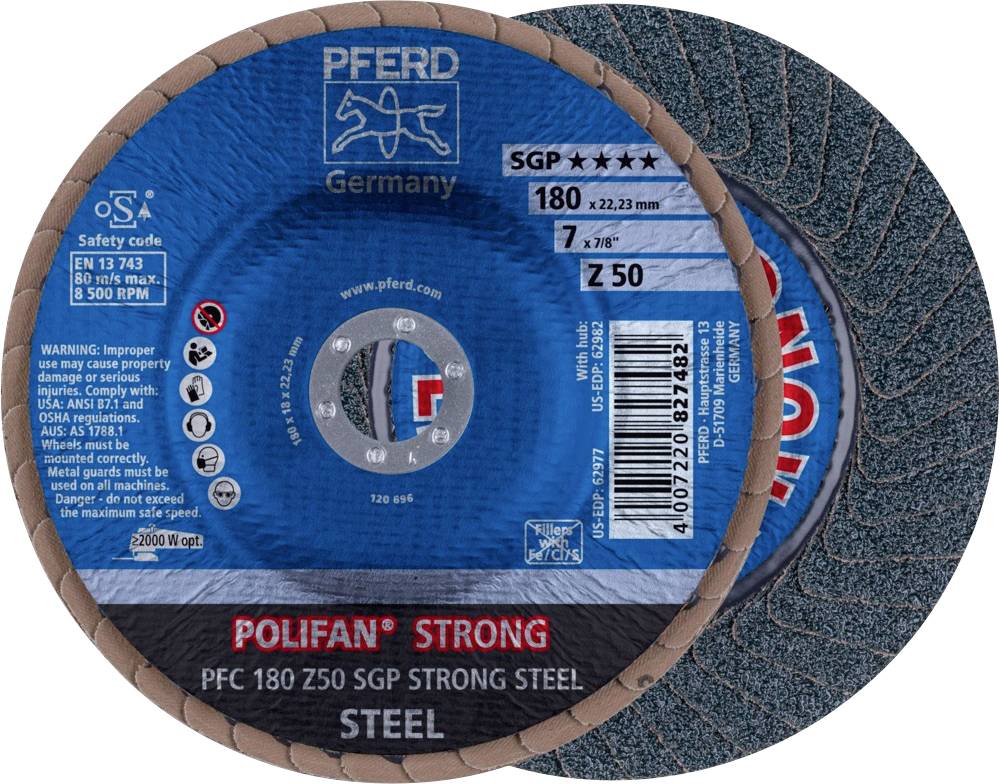 PFERD TOOLS PFC 180 Z 50 SGP STRONG STEEL диск 67788180 Діаметр 180 мм 10 шт.
