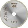 PFERD TOOLS 68405015 D1A1R 50-1,4-6 D 151 GAD Tarcza tnąca diamentowa Średnica 50 mm Średnica otworu 6 mm termoutwardzalne, szkło, węglik spiekany, materiał ścierny, ceramika techniczna 1 szt.
