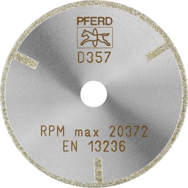 PFERD TOOLS 68407103 D1A1R 75-2-10 D 357 GAG Tarcza tnąca diamentowa Średnica 75 mm Średnica otworu 10 mm termoutwardzalne, ceramika techniczna 1 szt.