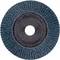 Tarcza szlifierska w kształcie koła z warstwami materiału ściernego ułożonymi promieniowo, używana do wygładzania lub polerowania powierzchni.