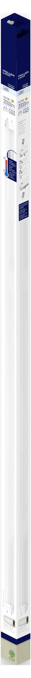 Світлодіодна трубка Müller-Licht 400109 G13 16,5 Вт холодний білий 2000 лм