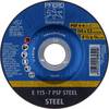 PFERD TOOLS 62011634 E 115-7 PSF STEEL Tarcza tnąca wygięta Średnica 115 mm Średnica otworu 22.23 mm żeliwo, stal, staliwo 10 szt.