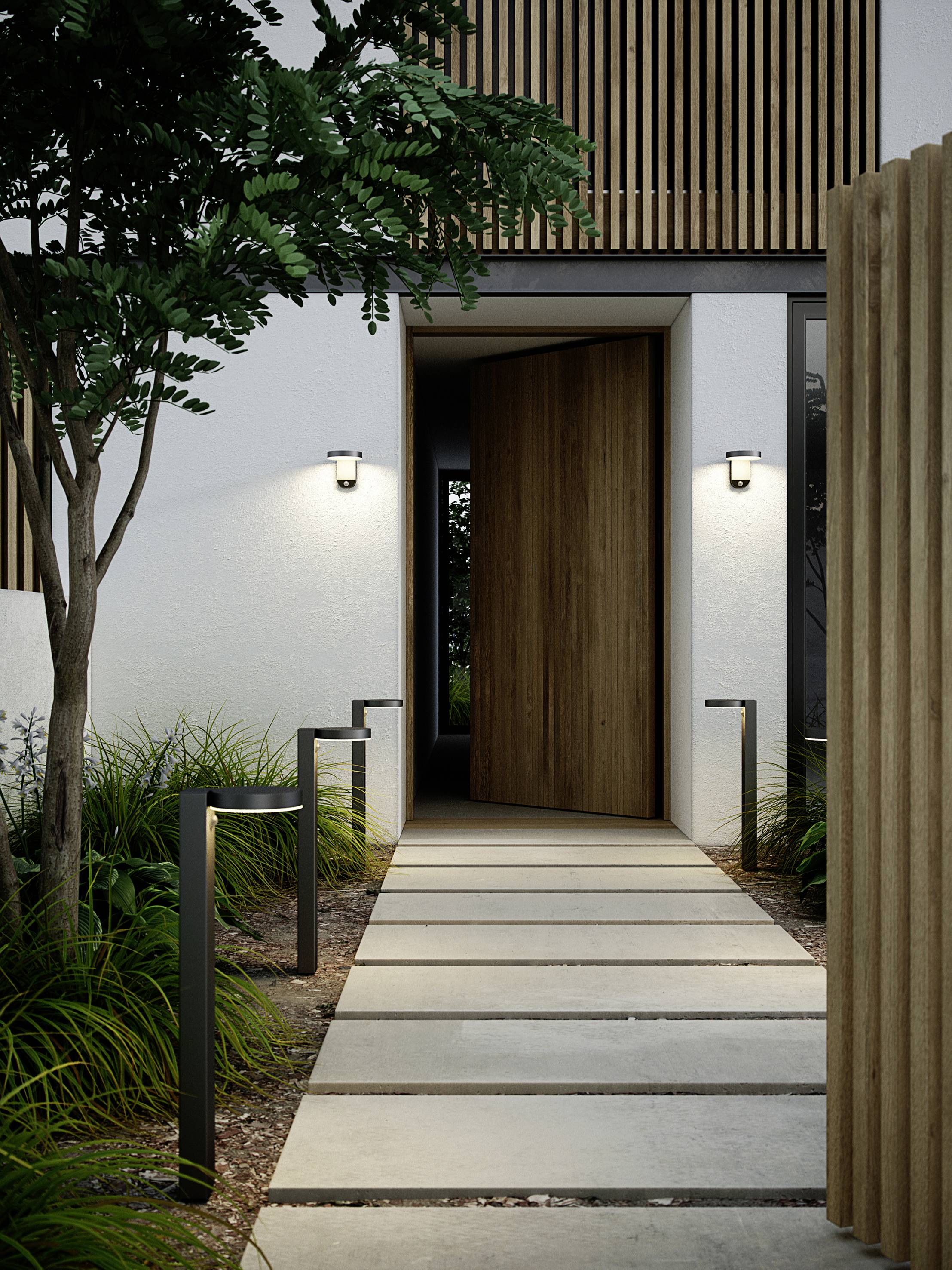 Настінний світильник Nordlux Rica 2118141003 на сонячній батареї 5 Вт 480 лм