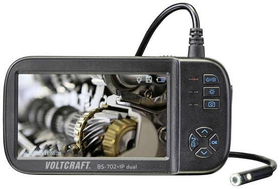 Kamera inspekcyjna VOLTCRAFT BS-702SE+IP dual BS-702SE+IP dual lens (2 Kameras), 8 mm x 5 m, 1920 x 1080 Pixel, IP67 (sonda)