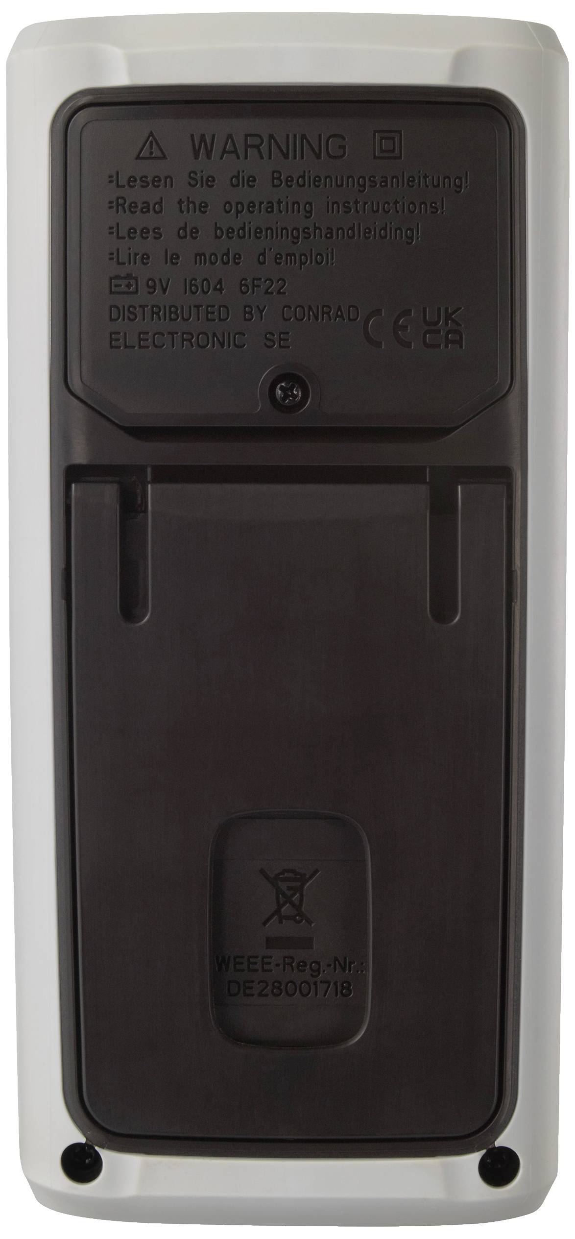 Мультиметр VOLTCRAFT VC151 VC-12232385, CAT III 600 В, 1 мВ - 600 В, 0,1 мкА - 10 А