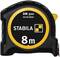 Miarka zwijana z napisem 'STABILA BM 300, Nylon Wrap, 8m'. Posiada czarną obudowę z żółtą krawędzią.