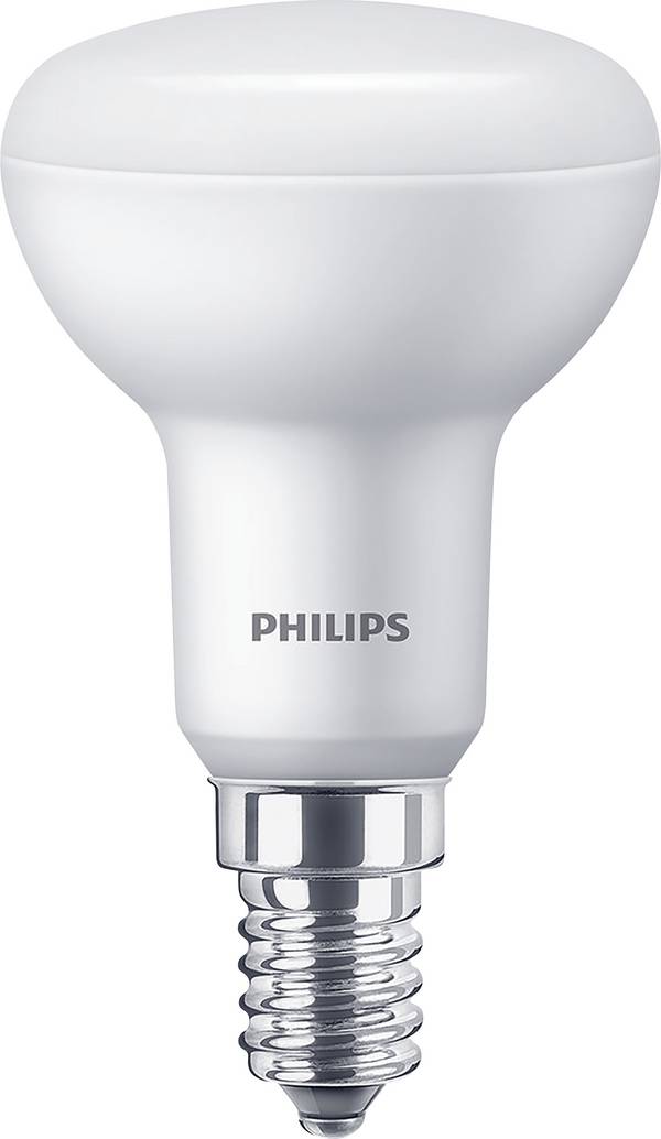 <br> Philips LED<br> 871951437192700<br> LED<br> EEK F (A - G)<br> E14<br> W kształcie reflektora<br> 6 W = 60 W<br> ciepła biel<br> (Ø x W) 50 mm x 86 mm<br> <br> 1 szt.<br>