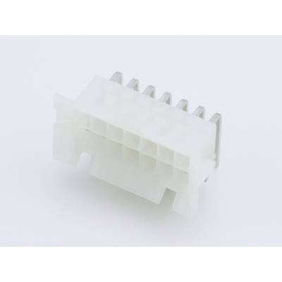 Biała plastikowa wtyczka z dziewięcioma stykami metalowymi, odpowiednia do połączeń elektronicznych.