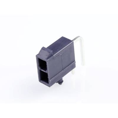 Czarny dwubiegunowy adapter wtykowy z metalowym stykiem, odpowiedni do połączeń elektrycznych.