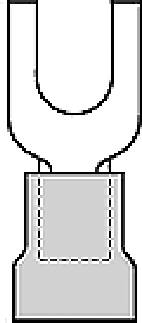 Schematyczny rysunek szarego lejka o zwężanej szyjce, która rozszerza się w prostym otworze.