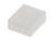 Biały, prostokątny wtyk z czterema otworami stykowymi, używany do połączeń elektronicznych.