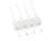 Pięciobiegunowy, pionowy złącze płytki drukowanej z białą obudową i giętymi pinami metalowymi, przeznaczone do połączeń elektronicznych.