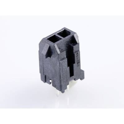 Czarny złącz z dwoma gniazdami na białym tle.
