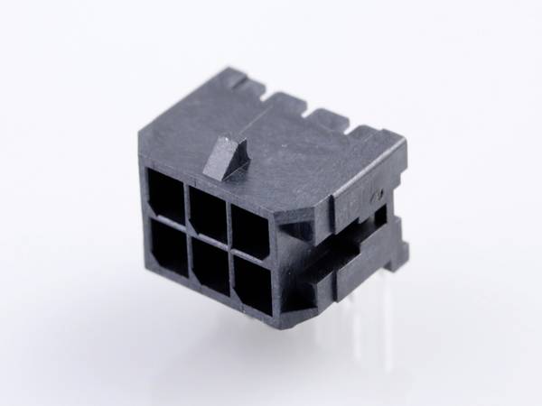 Molex 430450601 Listwa kołkowa, męska, do wbudowania, standardowa Molex MOL Power & Signal Sol., wire-to-board, piny: 6, 8.5 A, 1 szt.