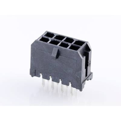 Czarny elektryczny złącz wielostykowy z metalowymi pinami, używany do łączenia elementów elektronicznych.