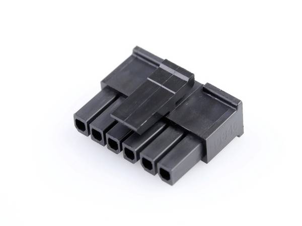 Molex Obudowa złącza pin żeńskiego na kabel  Ilość pinów 6 Wymiary siatki: 3 mm 436450600 1 szt. torba