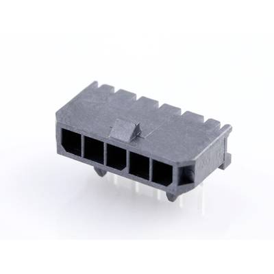 Czarny elektryczny złącz wielostykowy z zagiętymi metalowymi stykami na białym tle.