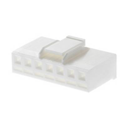 Biały, prostokątny rozgałęźnik elektryczny z wieloma gniazdami, powszechnie stosowany w urządzeniach elektronicznych.
