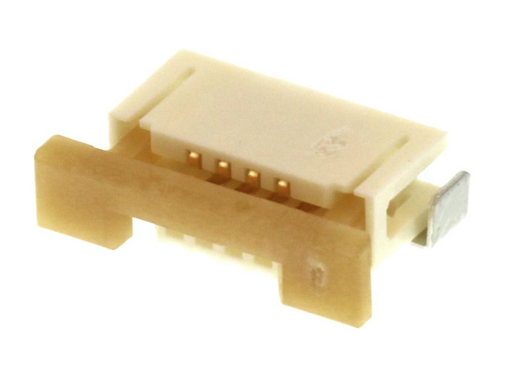 Роз'єм Molex FFC, FPC Кількість контактів 4 Розміри сітки: 1 мм 522710469-1000 1000 шт. стрічки на великому рулоні