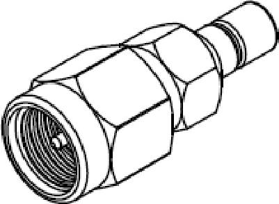 Роз'єм SMB Molex Molex MOL DataCom & Specialty 733860191 гніздо, чоловічий 50 Ом 1 шт.